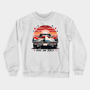 4th Of July - Corvette Crewneck Sweatshirt